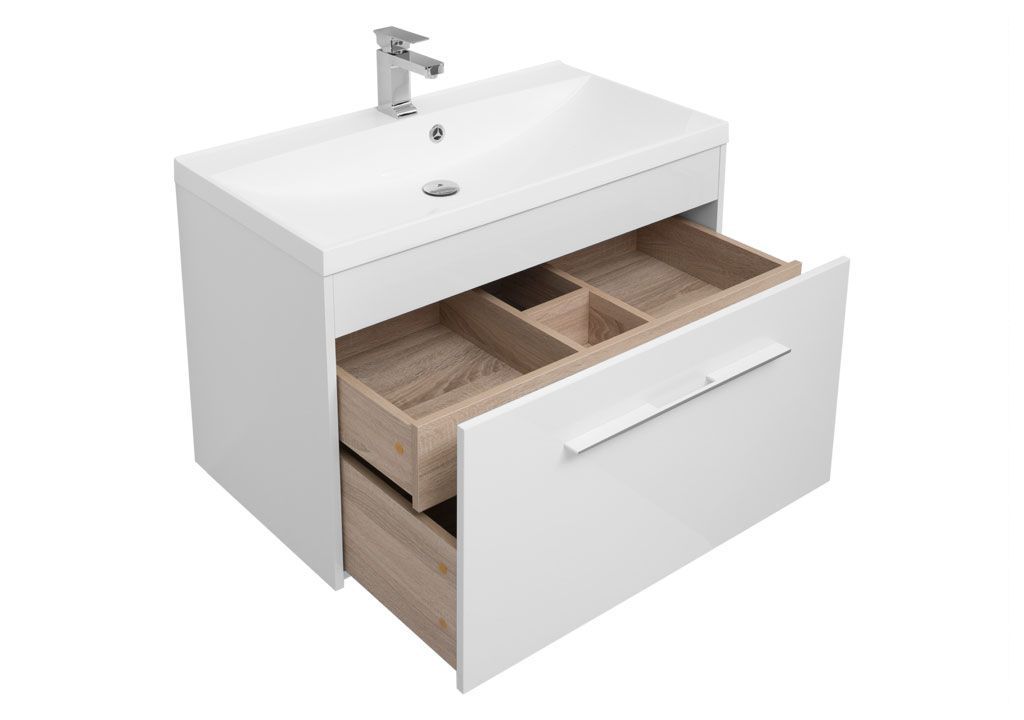 Тумба с раковиной Aquanet Августа 90 белый 0021003000204119 - Вид №3