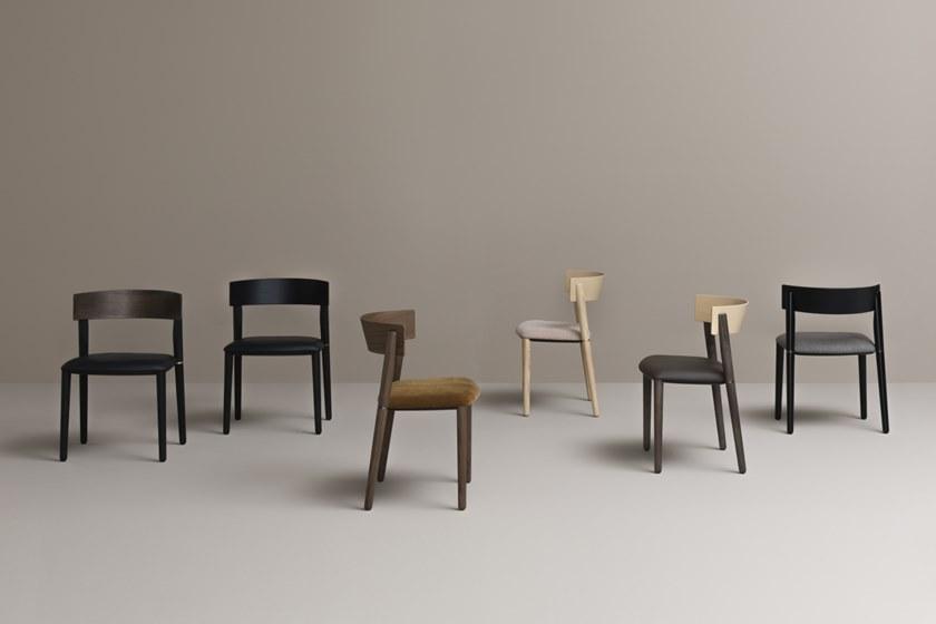 PIAVAL Стул с сиденьем, обитым тканью Pipe | contract 106-11/3 - Вид №1