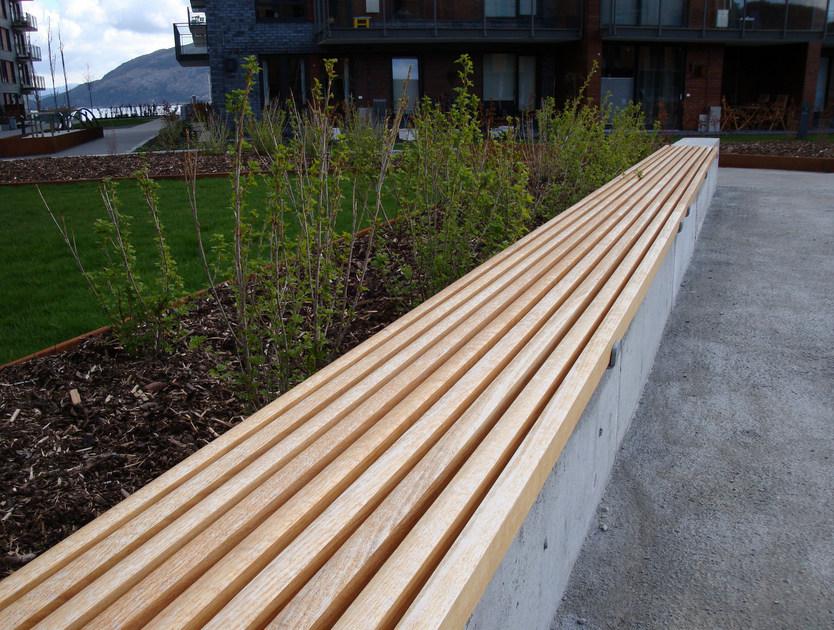 Nola Industrier Скамья из стали и дерева без спинки Luma sun-id-1364539 - Вид №7