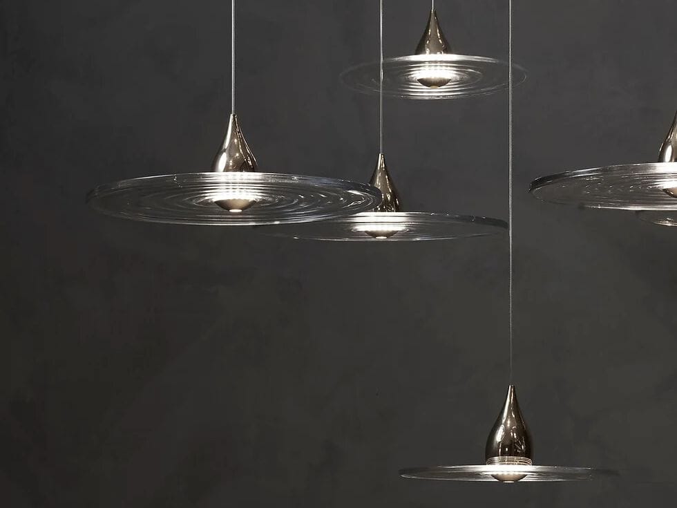 Светодиодная подвесная лампа Pyrex® с фотокаталитической обработкой Creazione SUGO RAIN ARCH-00144906