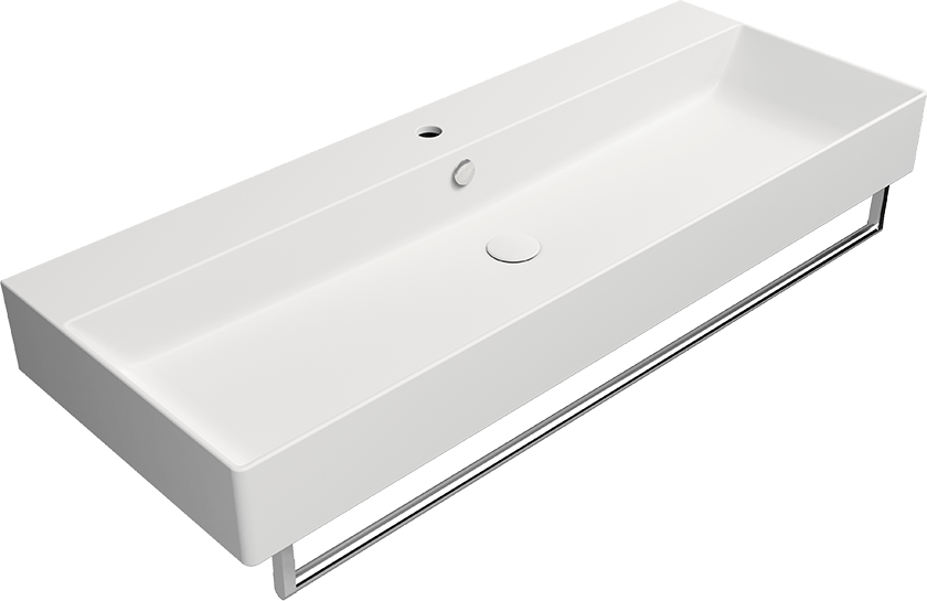 9424109 Подвесная раковина настенная овальная GSI ceramica  белая  - Вид №1