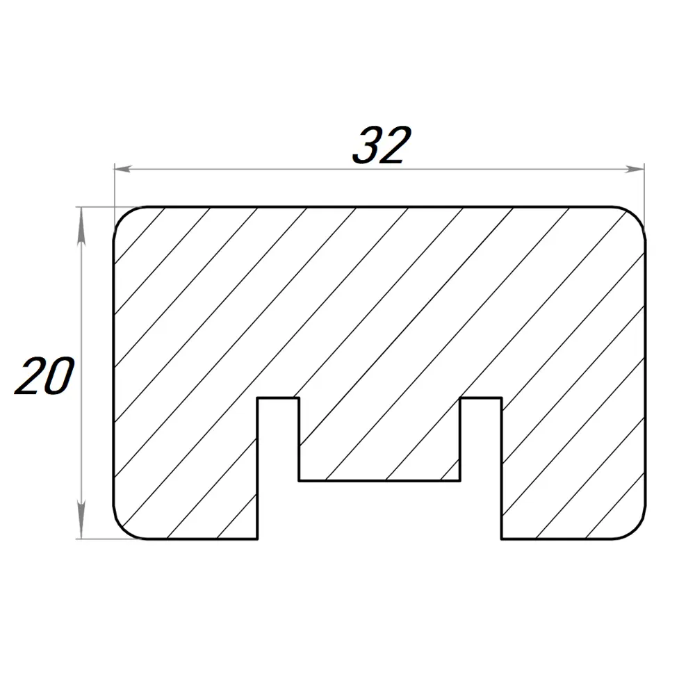 PORTIKA Декоративная рейка МДФ белая для современного интерьера 85314195 STLM-1457344 - Вид №5