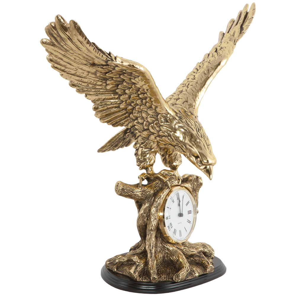 41014 Часы настольные Орел Бронза BOGACHO 4627138242254 - Вид №3
