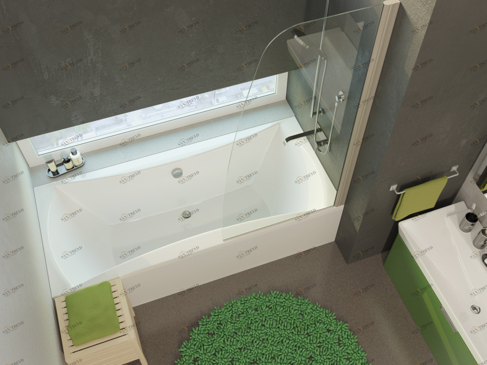 Акриловая ванна ALPEN Luna 160 AVP0007