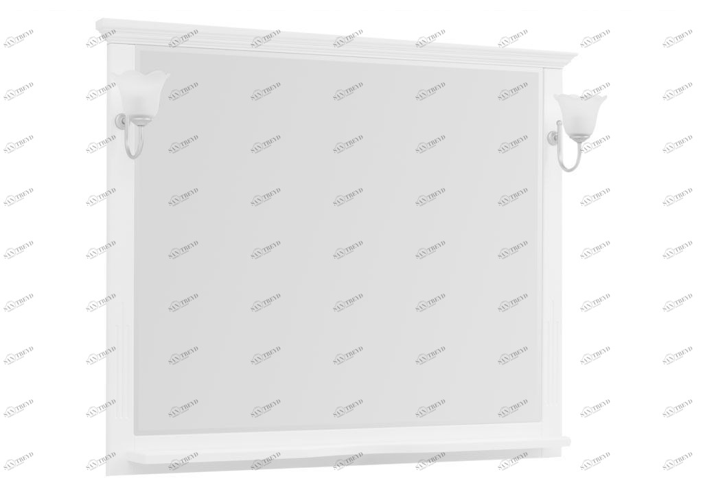 Зеркало Aquanet Лагуна 120 белый 00175303