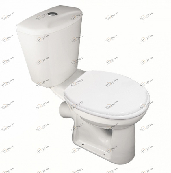 1015346 Компакт унитаз с бачком Белый Лобненский Стройфарфор  Россия 