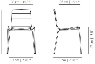 Viccarbe Штабелируемый тканевый стул с подлокотниками Klip sun-id-1477824 - Вид №9