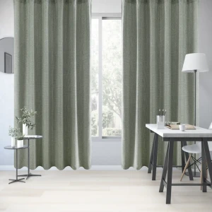 Штора на ленте Inspire Bailen 200x280 см цвет зеленый 89343177 STLM-2135487