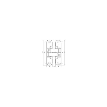 Петля скрытого монтажа Anselmi mod. 180 3D Santreyd LK01-844 - Вид №3