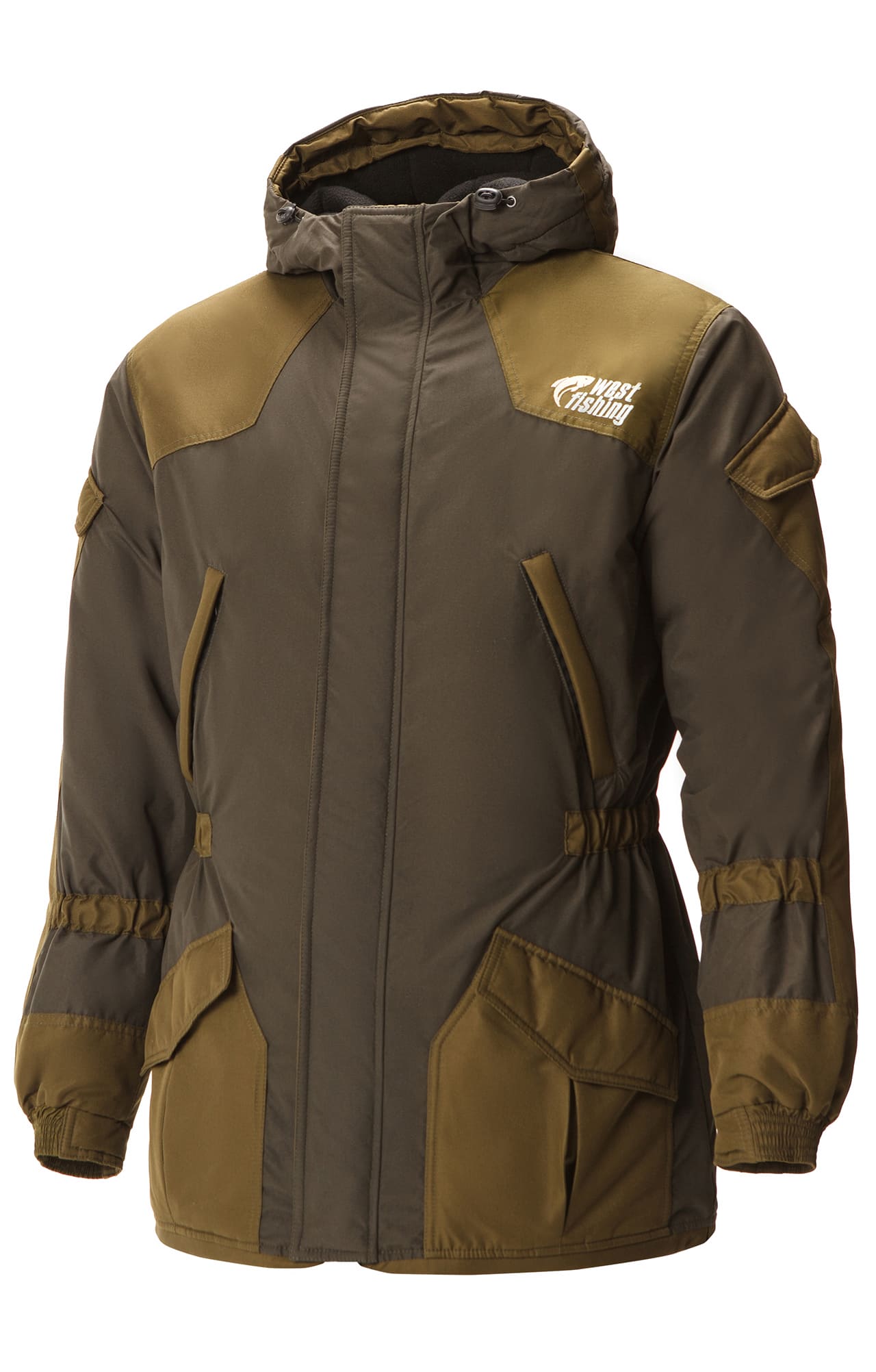 63942 Костюм  зимний хаки West Fishing  Зимняя спецодежда Santreyd  - Вид №1