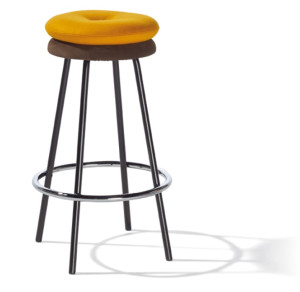 Высокий стул с мягким сиденьем