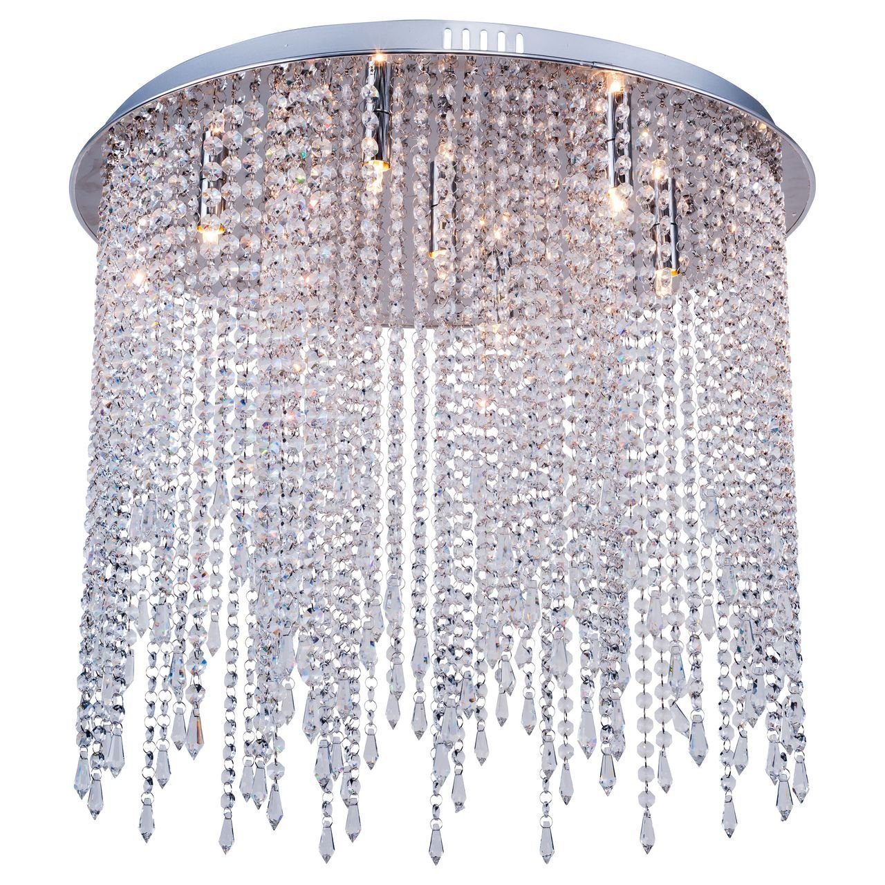 Дизайнерский потолочный светильник Spot Light Euphoria 5970728 SPOT LIGHT ДИЗАЙНЕРСКИЕ, КАСКАДНЫЕ 103122 Прозрачный;хром  - Вид №1