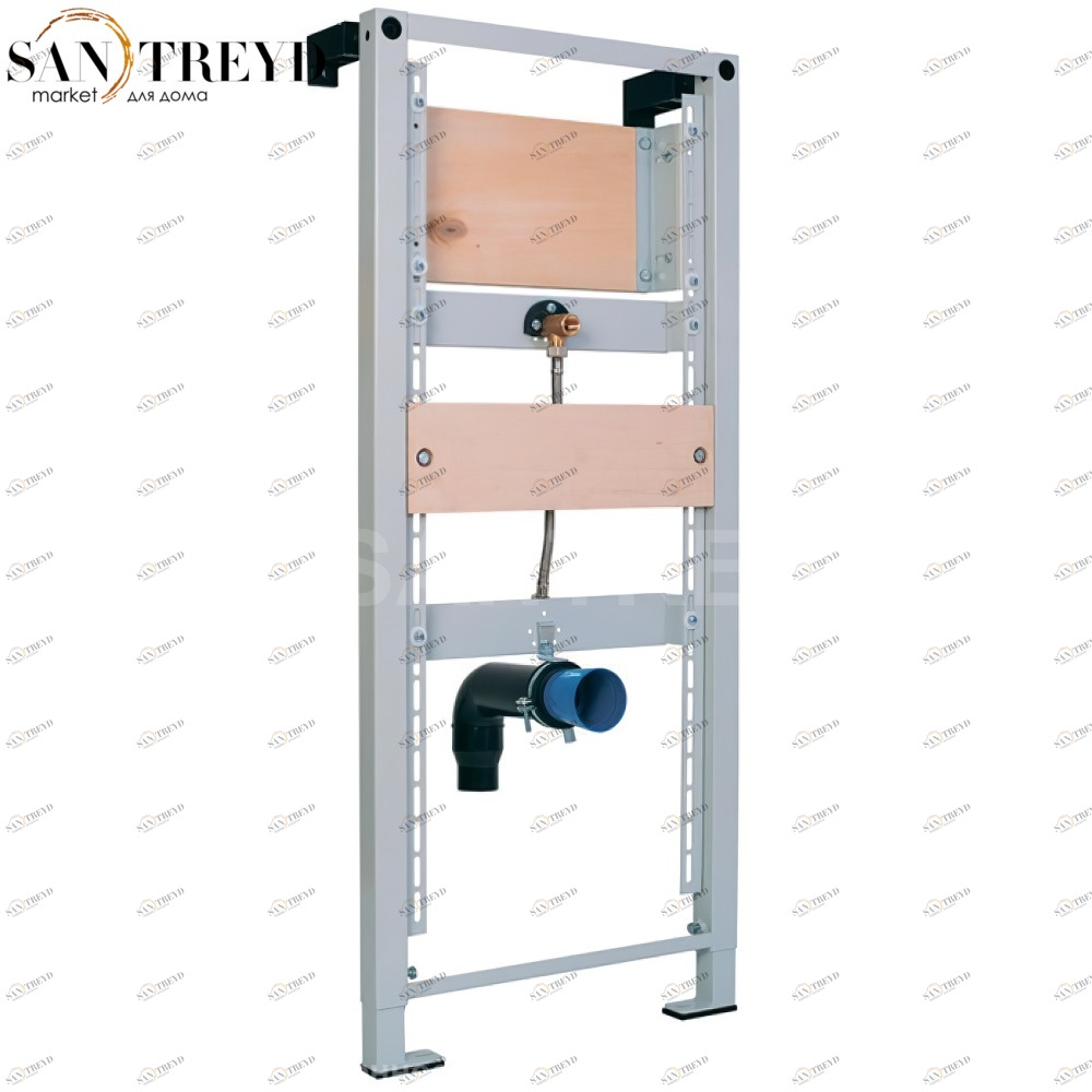 RICAMBI Предварительно собранная рама для настенных писсуаров в напольном или настенном креплении. Установливается в стену или в гипсокартон 136179 Santreyd 