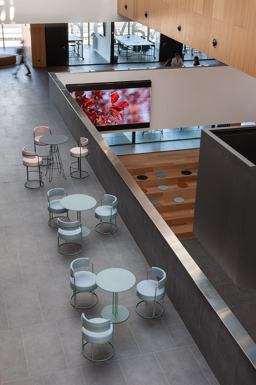 Стальной высокий садовый стул со спинкой iSimar Paradiso ARCH-00089697 - Вид №15