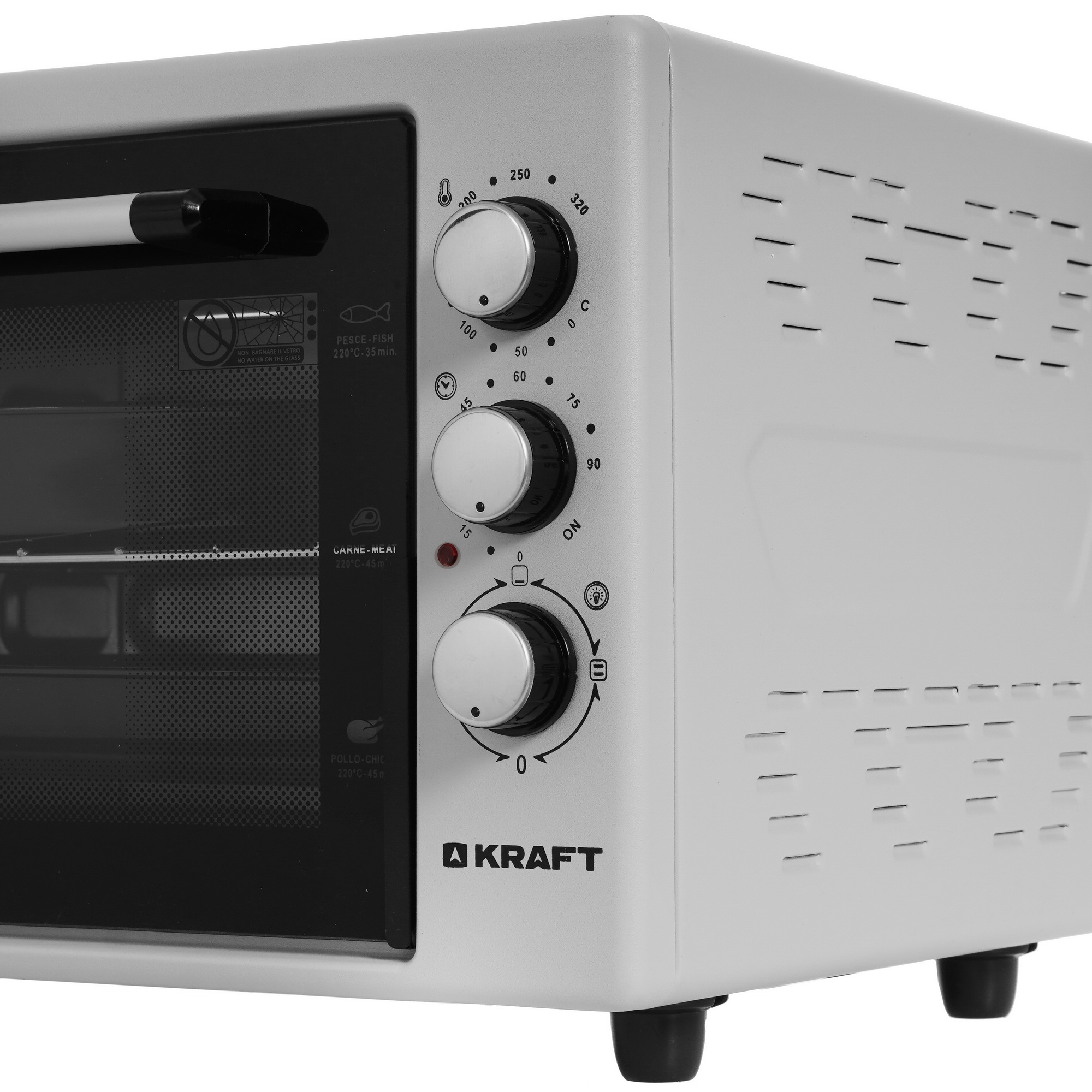 8122015 Мини-печь Kraft KF-MO 3801 GR серый STDN-0129519 - Вид №3