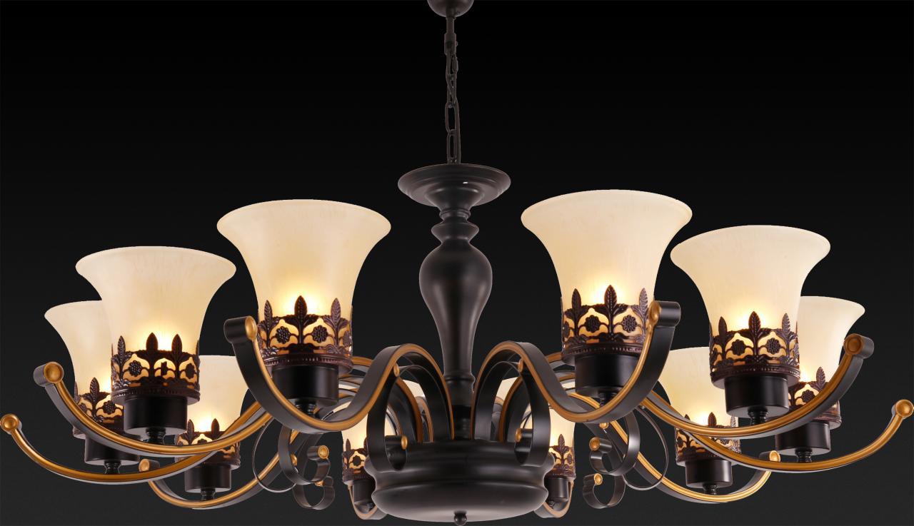 Подвесная люстра Toplight Florence TL7490D-08BL TOPLIGHT ДИЗАЙНЕРСКИЕ, FLORENCE 186744 Белый  - Вид №1