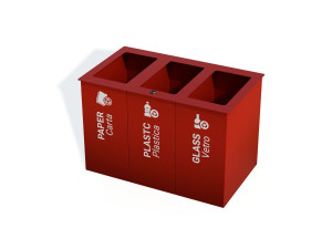 Стальная корзина для мусора для утилизации отходов