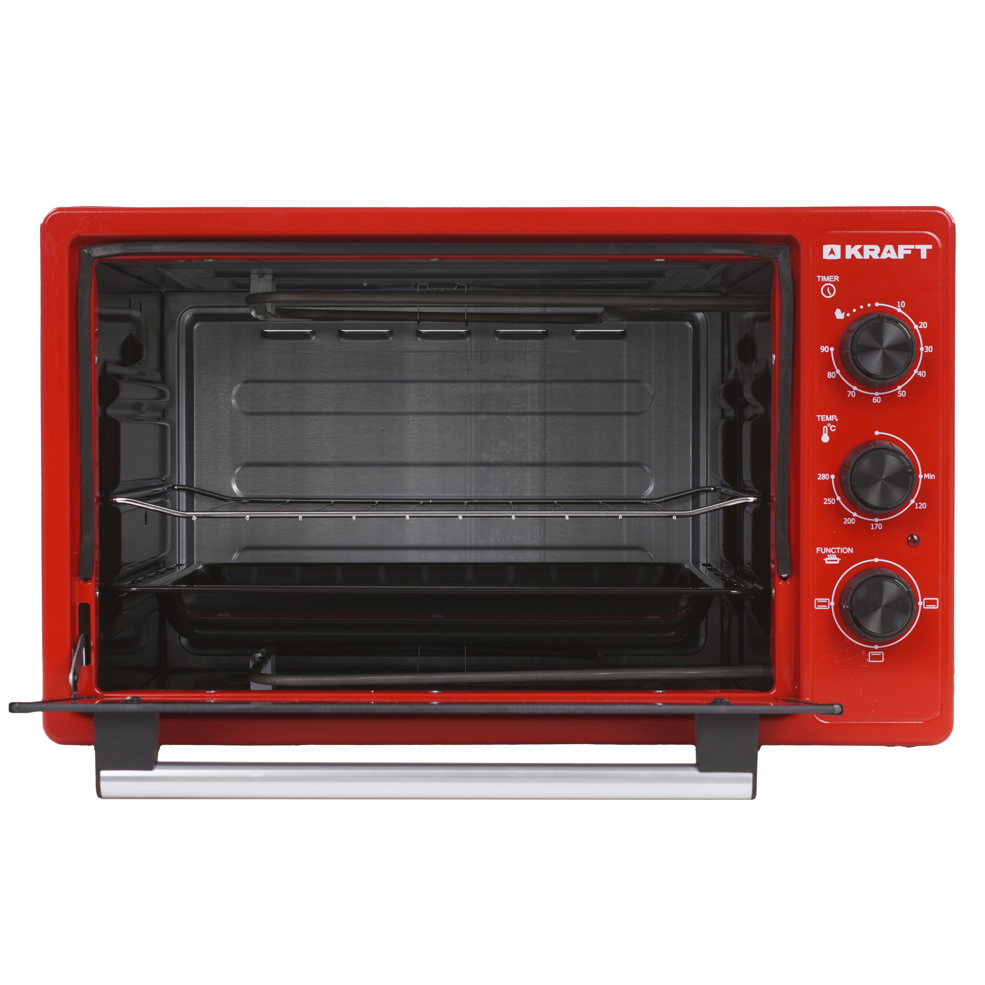 9265943 Мини-печь Kraft KN-MO 3900 FR красный STDN-0115746 - Вид №5