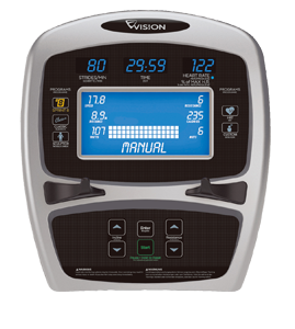 S7100 Эллиптический тренажер vision s7100 hrt Vision  - Вид №2