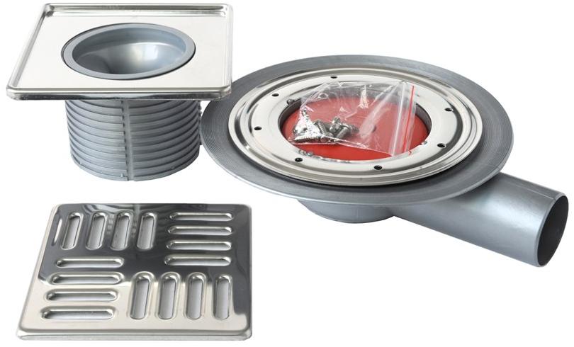 First Corporation Сифон-люк с универсальным фланцем First plast Chppf15in - Вид №1