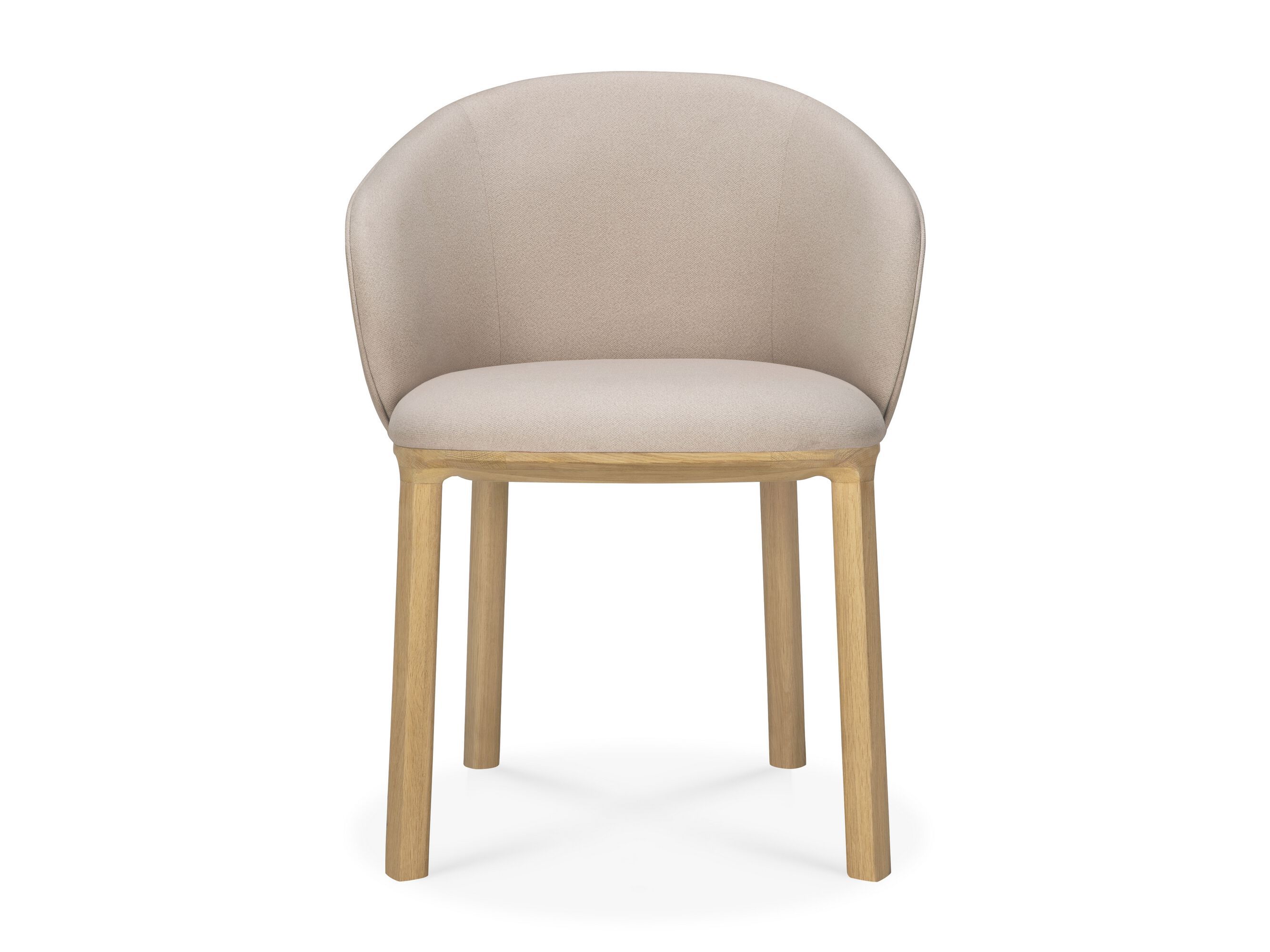 Мягкий стул из ткани Ethnicraft UNDA SALT ARCH-00043169