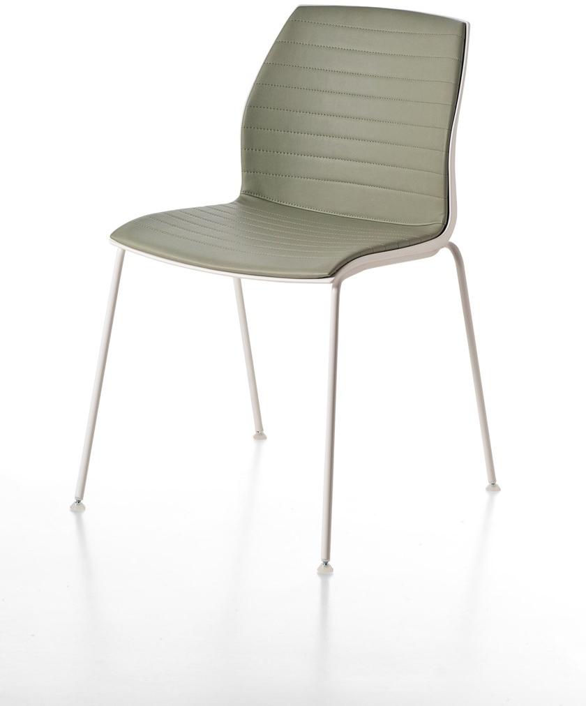 Kastel Штабелируемое кожаное кресло Kalea sun-id-1466107 - Вид №1