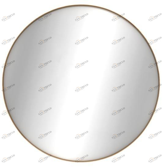 Ethnicraft Круглое настенное зеркало для ванной Oak layers sun-id-1494412