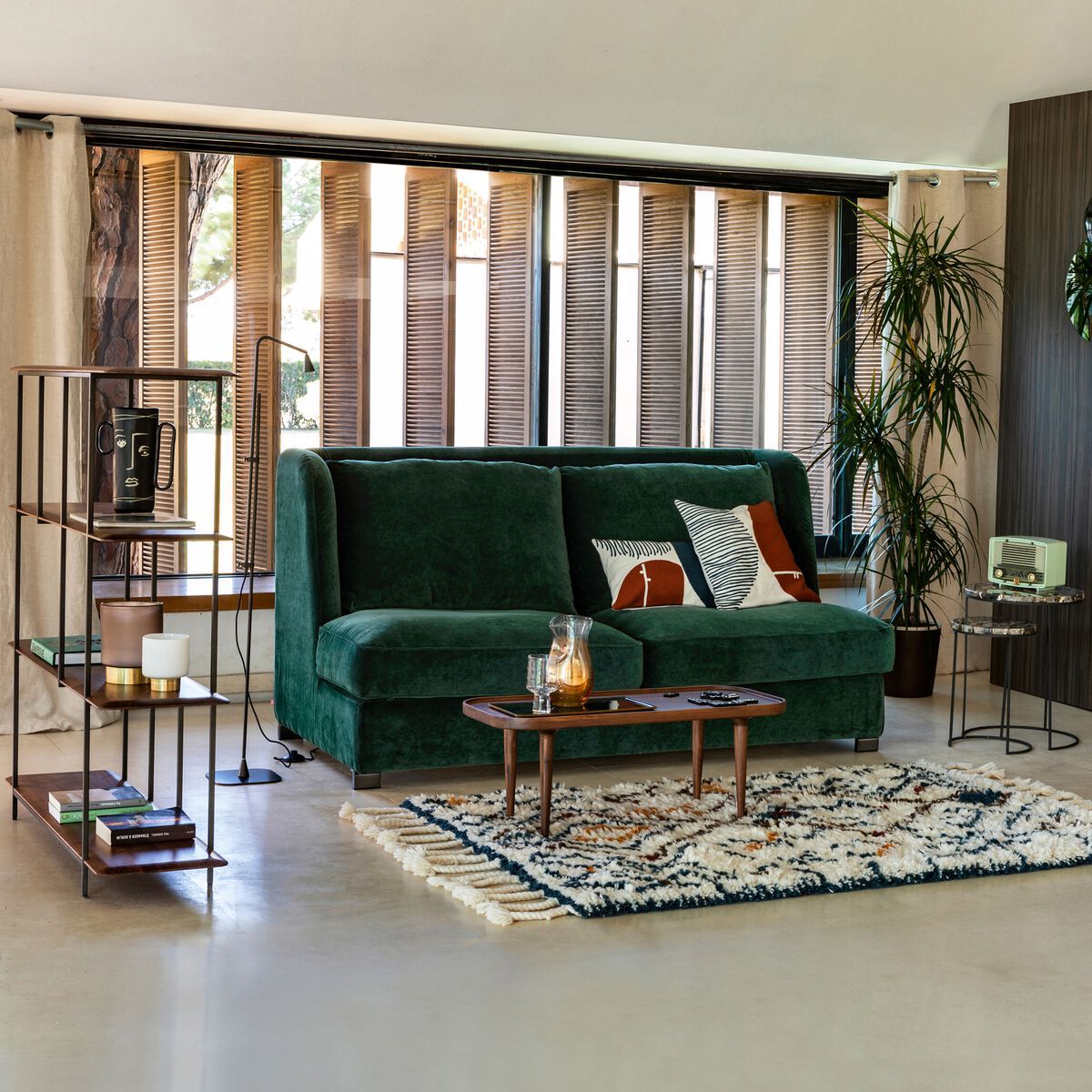 Круглый штабелируемый журнальный столик из агата AMPM ANAXIMÈNE ARCH-00136257 - Вид №3