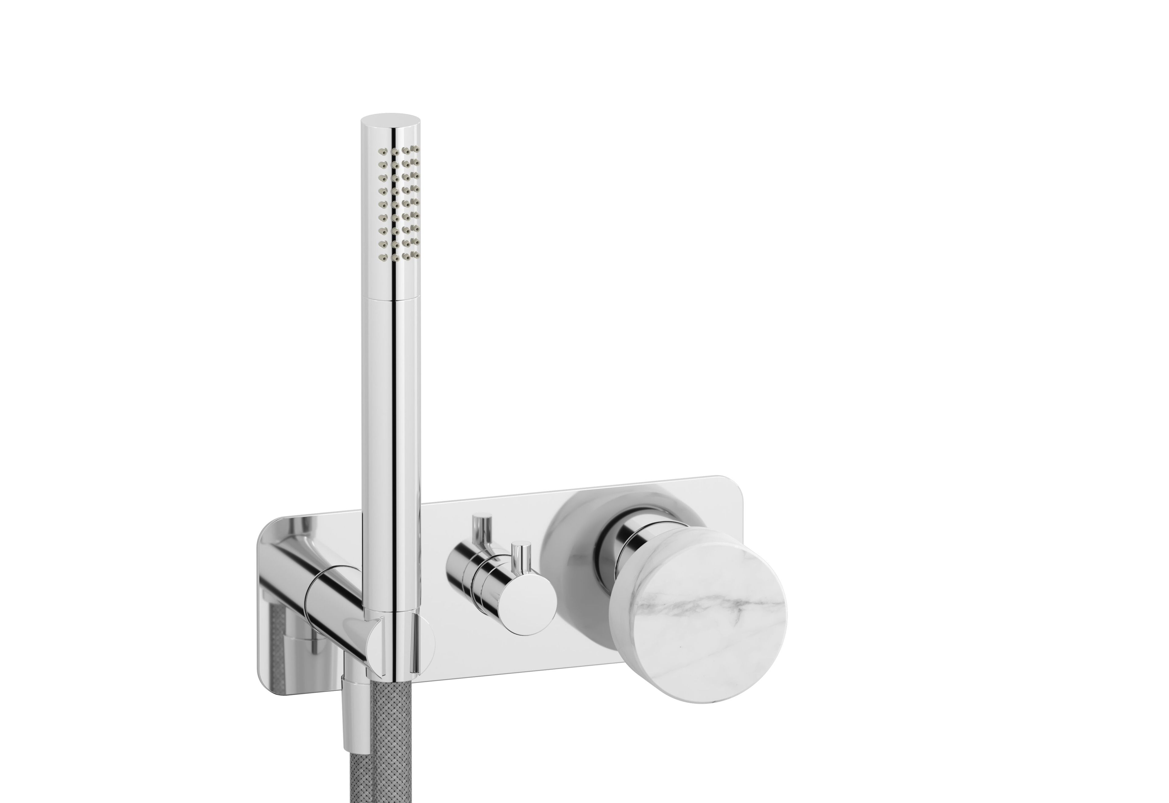 Мраморный встраиваемый смеситель для душа с ручным душем IB мрамор + мрамор Elle ARCH-00137390 - Вид №1