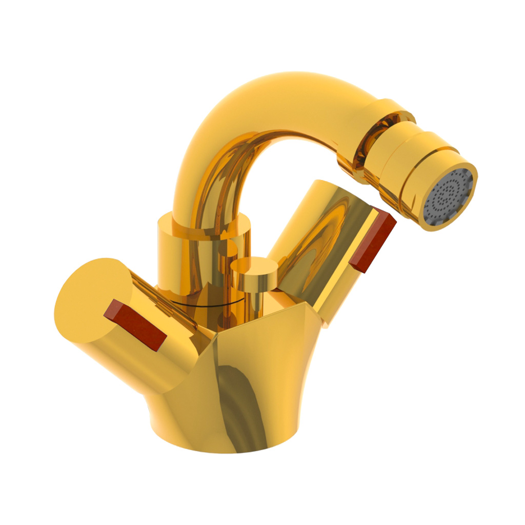 C02-4101 C02-4101 Смеситель для биде на одно отверстие ТРАНСАТЛАНТИЧЕСКИЕ ИНС Cristal & Bronze TRANSATLANTIQUE INSERT  - Вид №1