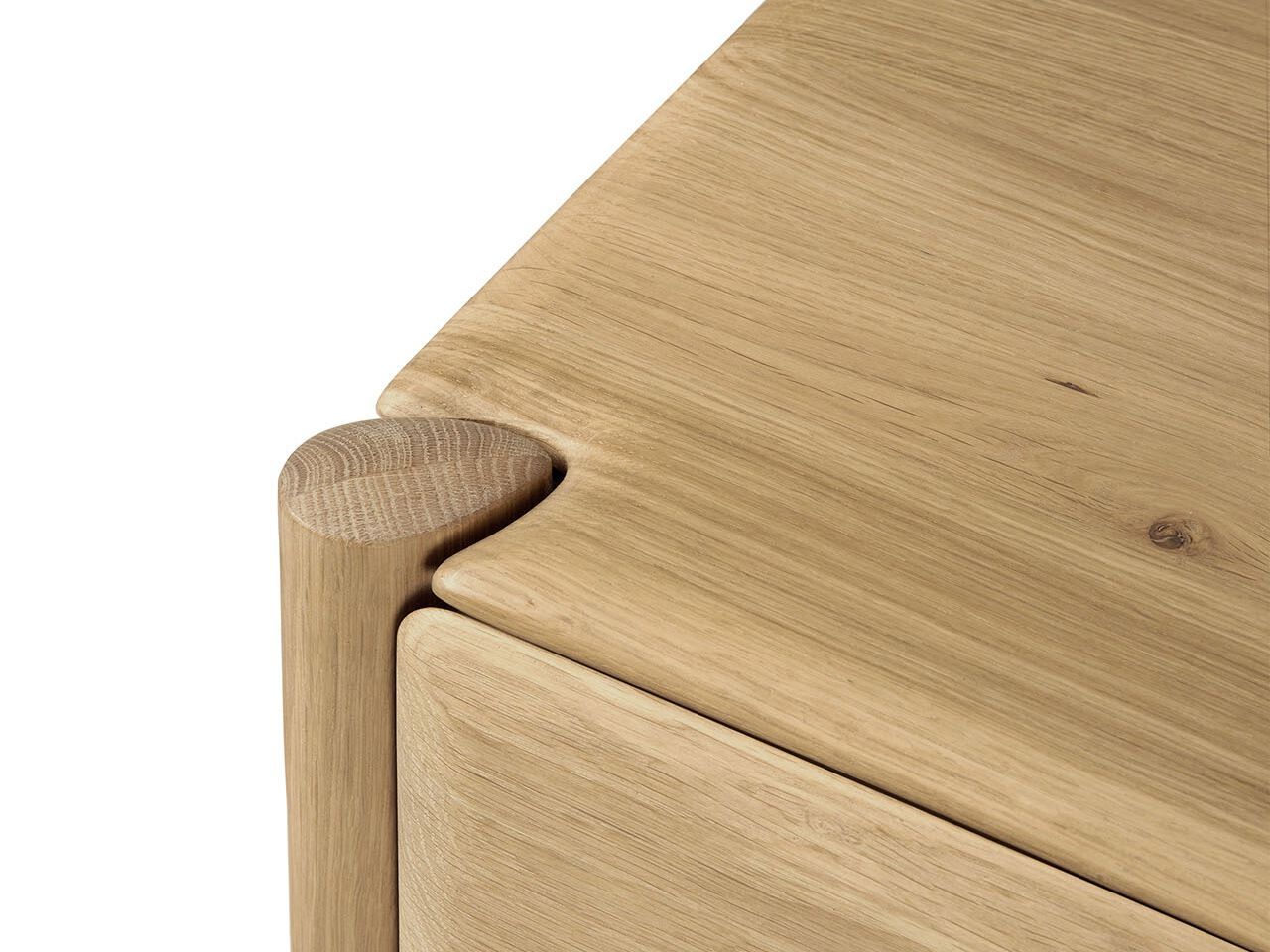 Дубовый шкаф для телевизора Ethnicraft Bok ARCH-00069141 - Вид №5