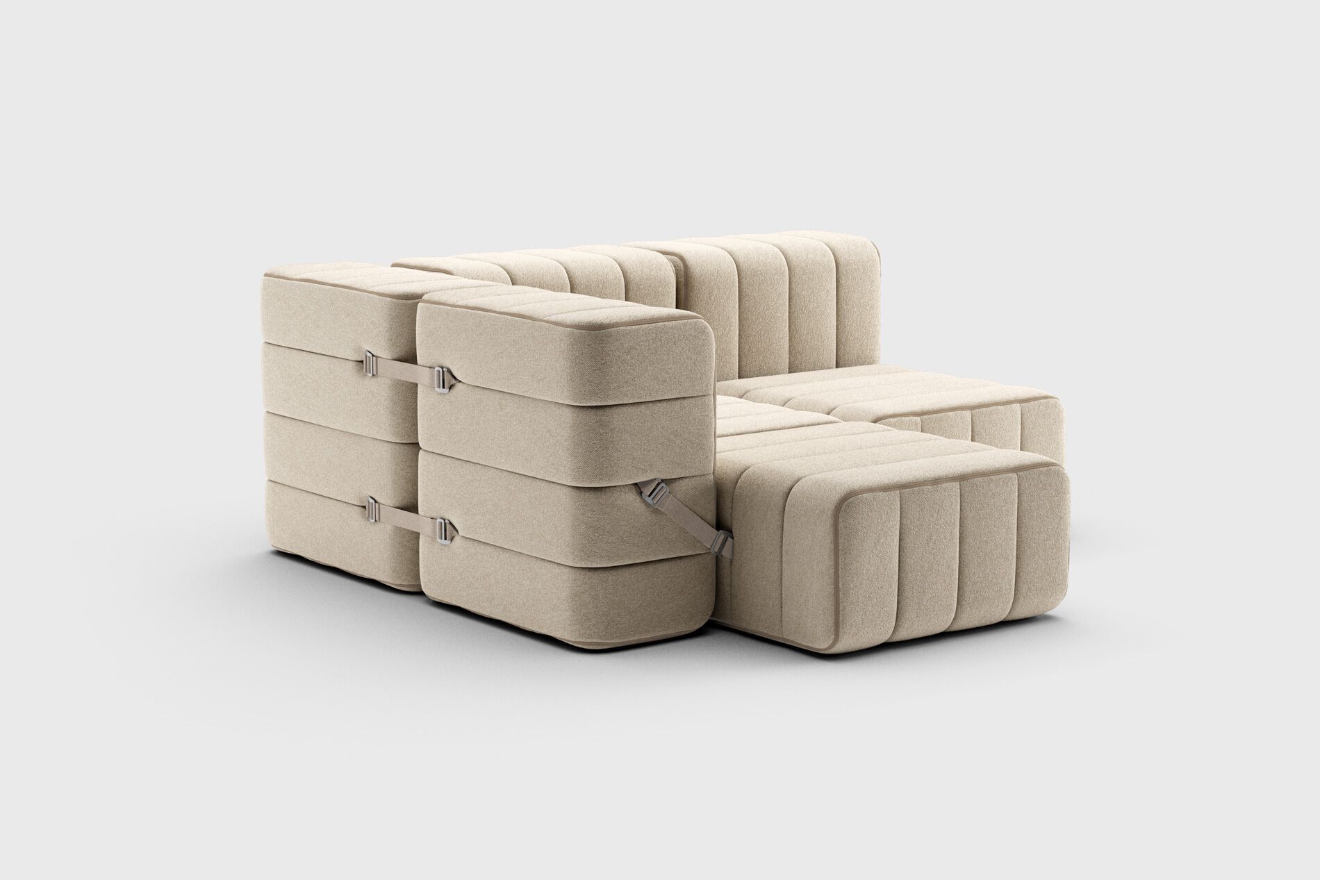 2-местный модульный тканевый диван AMBIVALENZ Curt ARCH-00014104 - Вид №43