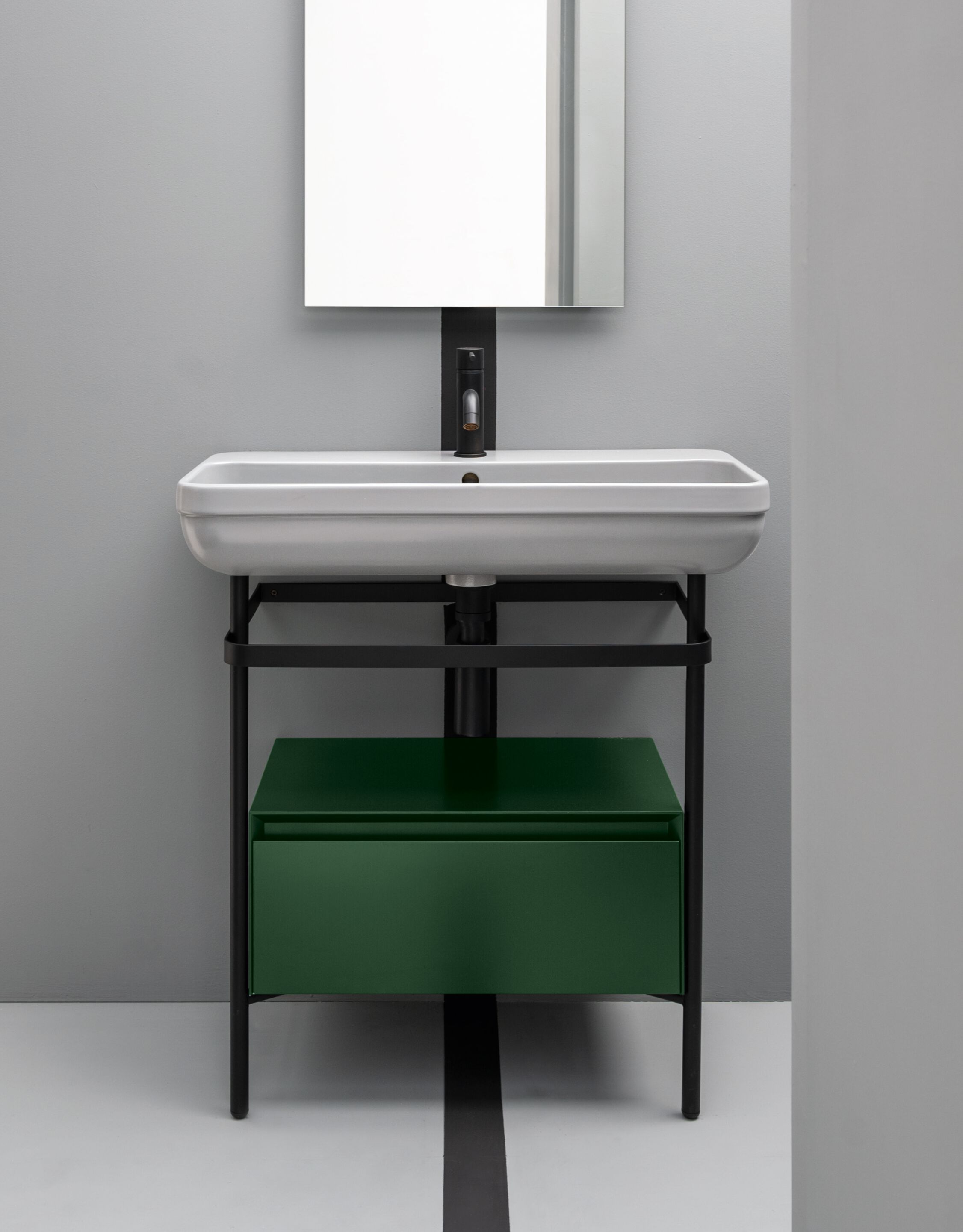 Напольная раковина из нержавеющей стали и дерева Axa Legacy ARCH-00123891 - Вид №6