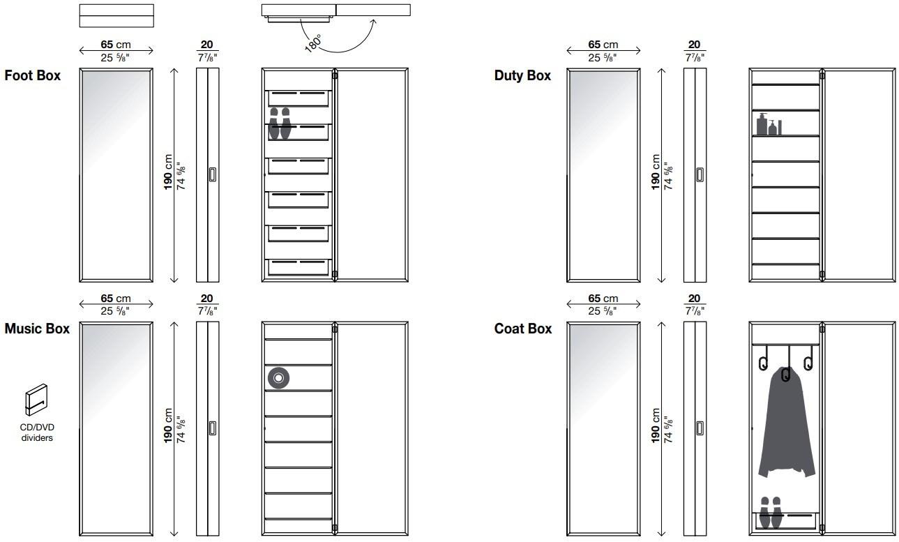 Kristalia Тара алюминиевая со стеклом или зеркалом sun-id-1403115 - Вид №6