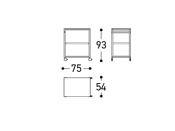 Алюминиевая садовая тележка для еды Varaschin Outdoor Cooking ARCH-00069953 - Вид №5