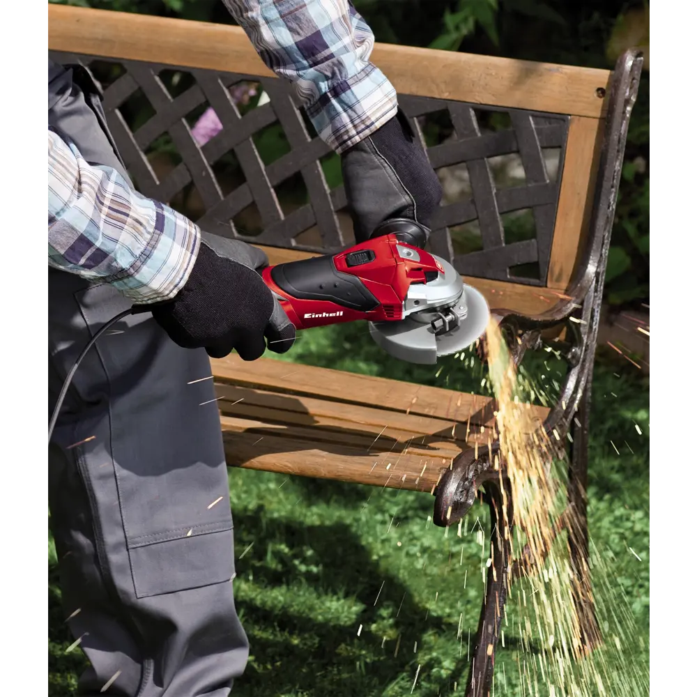 Углошлифовальная машина Einhell TE-AG 125/750 Kit с кейсом 16501450 STLM-0006886 - Вид №10