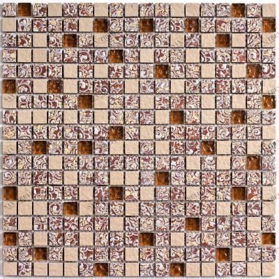 Dreams Beige стекло+камень 300х300 BONAPARTE sun-id-312307