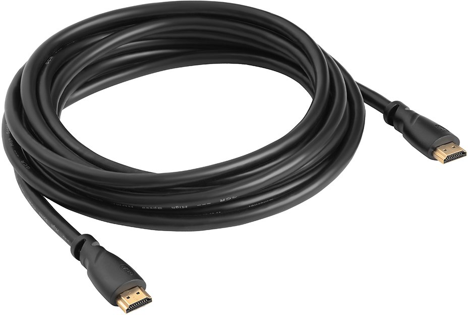GCR-HM310-0.3m кабель 0.3m hdmi версия 1.4, черный, od7.3mm, 30/30 awg, позолоченные контакты, ethernet 10.2 гбит/с, 3d, 4k, , экран Greenconnect Santreyd  - Вид №2