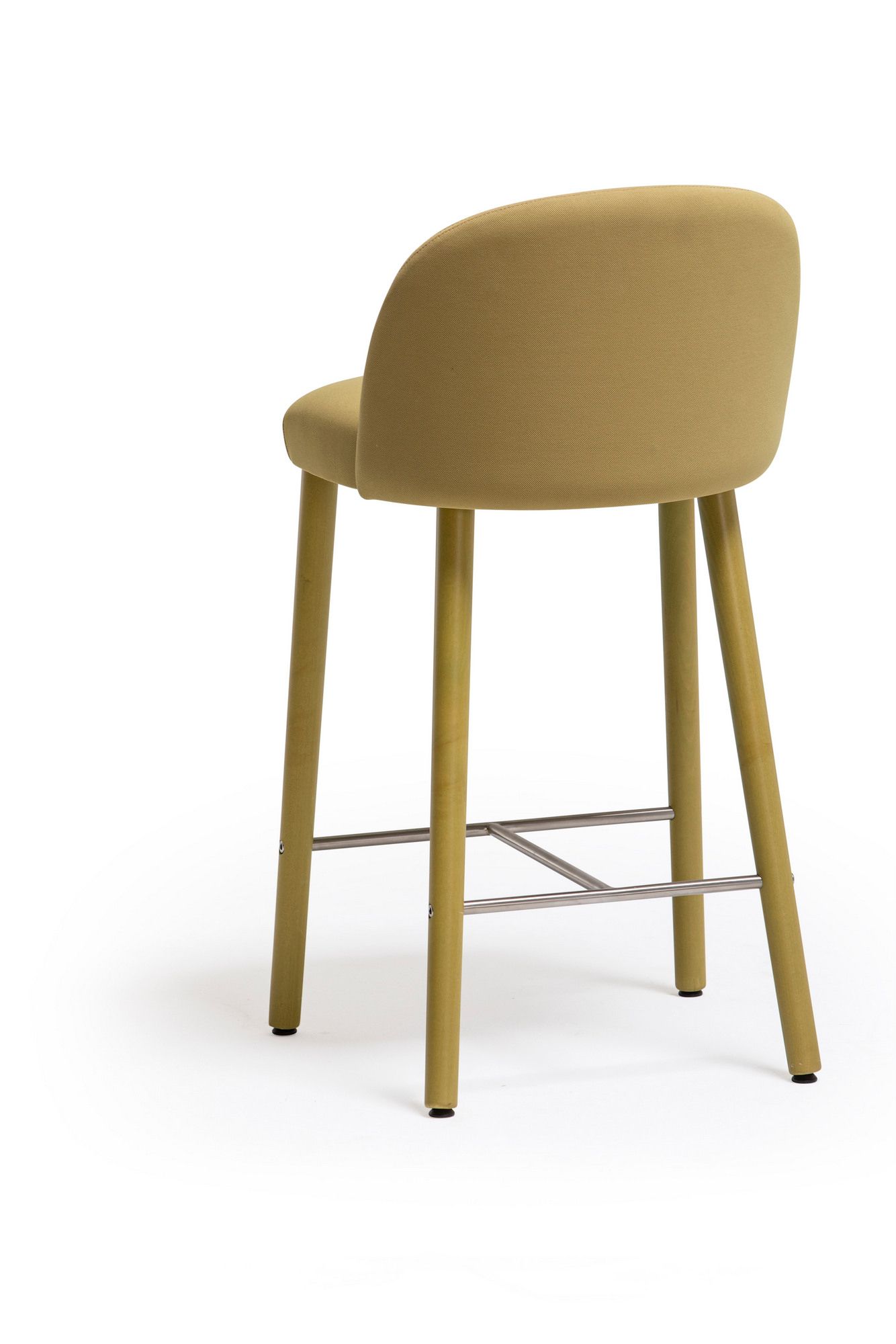 Высокий деревянный табурет с подставкой для ног Vergés Cistell Slim ARCH-00051402 - Вид №8