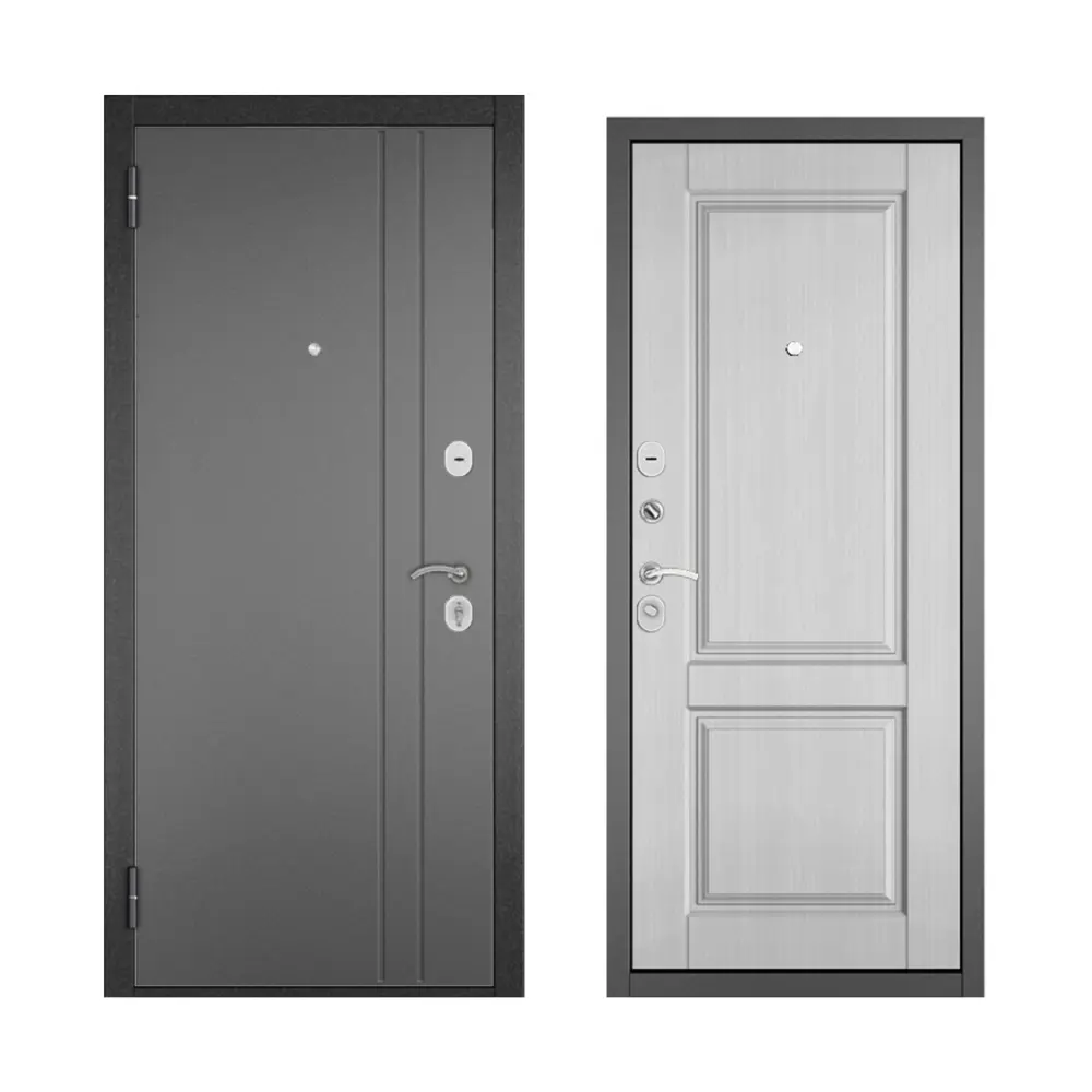 Дверь входная металлическая Home Eco 86x205 см левая ларче белый 86554430 STLM-2163032 Santreyd 