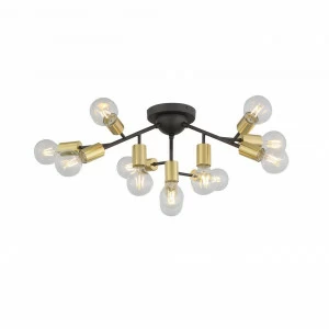 Потолочная светодиодная люстра ST Luce Foglione SL437.402.12 ST LUCE FOGLIONE 184543 Золотой