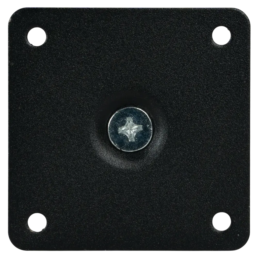 EDSON Мебельная ножка цилиндрическая коричневая с крепежной пластиной 82065826 STLM-1563971 - Вид №2