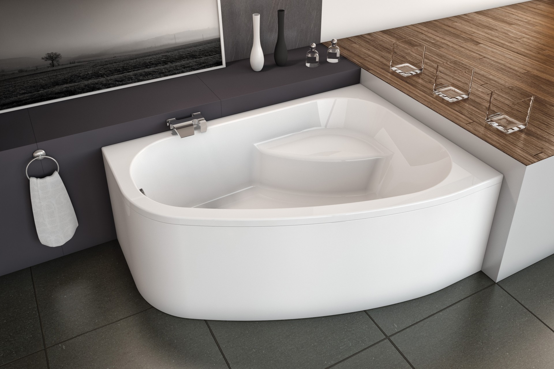 Акриловая ванна Kolpa-San Chad 00891  SUPERIOR Словения  - Вид №1