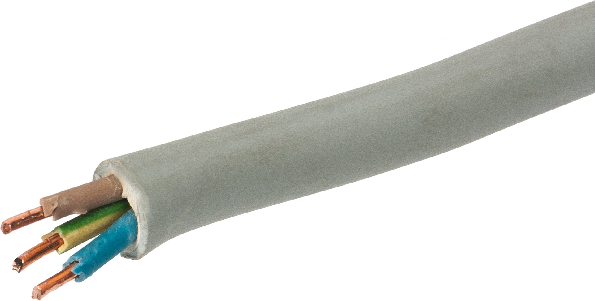 82259084 Кабель NYM 3x4 мм 10 м ГОСТ цвет серый STLM-0023408 АЛЬФАКАБЕЛЬ
