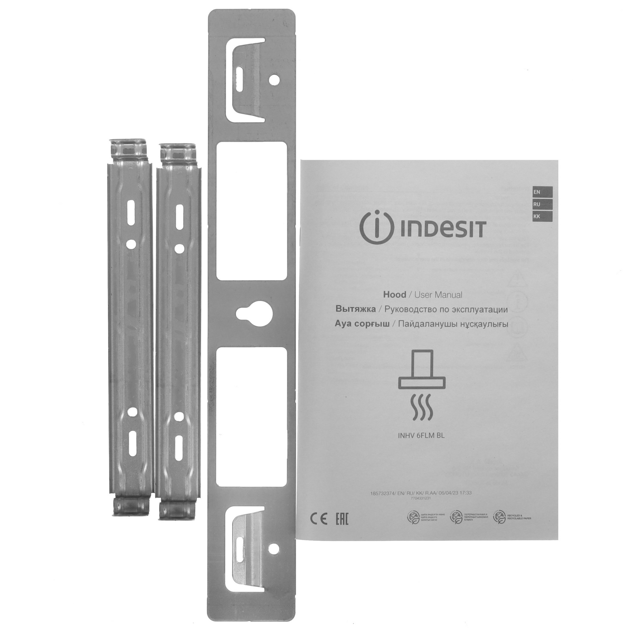 9106744 Вытяжка наклонная Indesit INHV 6FLM BL черный STDN-0134420 - Вид №14