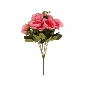 0172 Искусственное растение Букет роз с дек. зеленью 35 см ткань полиэстер KEP KEP