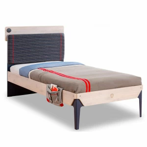 Кровать односпальная 100х200 см Trio Line CILEK TRIO 00-3832292 Синий;бежевый