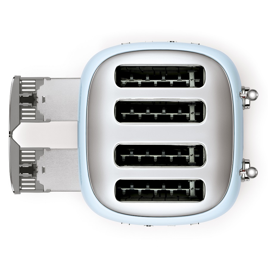 Тостер Smeg на 4 ломтика, голубой TSF03PBEU - Вид №5