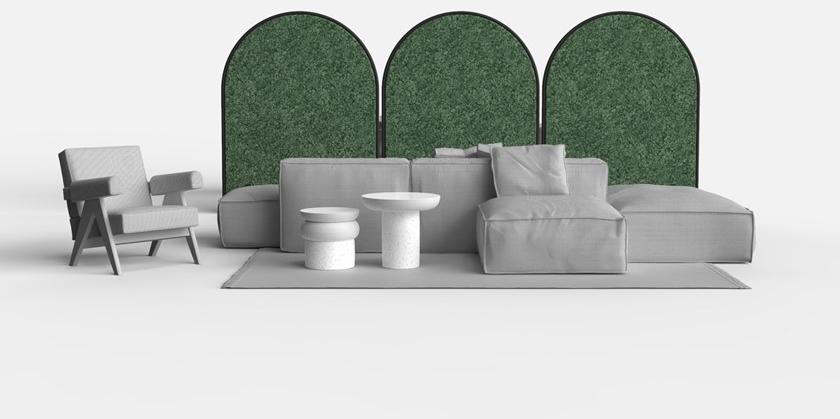 GREEN MOOD Звукопоглощающая офисная перегородка на колесах Design sun-id-1433653 - Вид №12