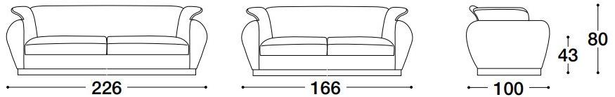 VOLPI Диван Luigi volpi Lv-21001.di2/.di3 - Вид №2